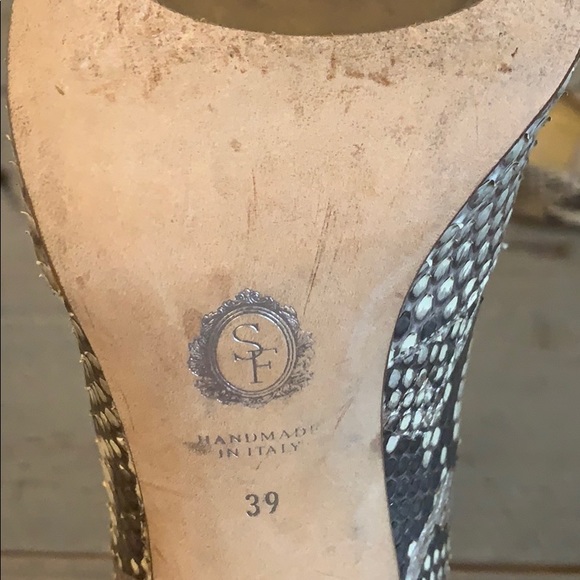 Sarah Flint Irene python pump - Picture 5 of 5